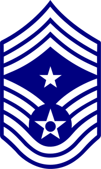 Rank badge of a Command Chief Master Sergeant