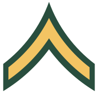 Rank badge of a Private Second Class